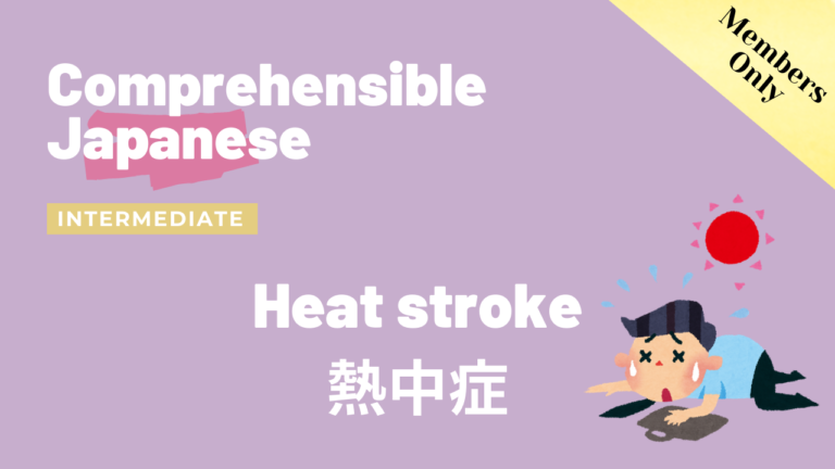 熱中症 Heat stroke