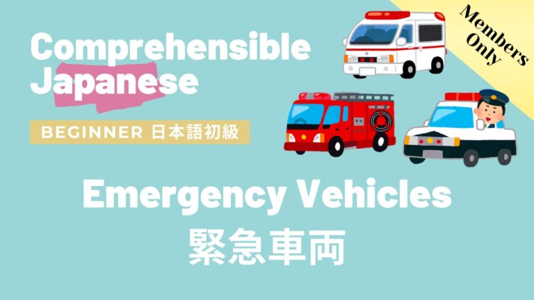 緊急車両 Emergency Vehicles
