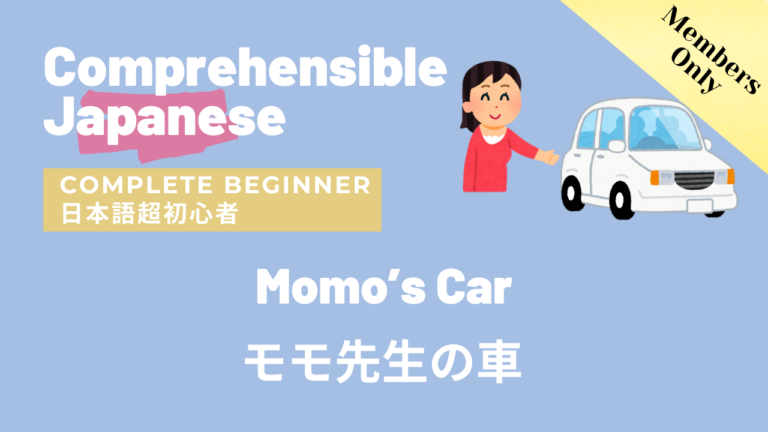 モモ先生の車 Momo’s Car