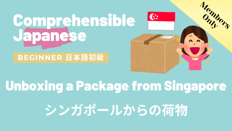 シンガポールからの荷物 Unboxing a Package from Singapore