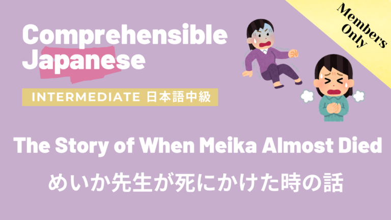 めいか先生が死にかけた時の話 The Story of When Meika Almost Died